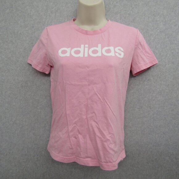 adidas Tops - Pink Shirt Womens Size Small Short Sleeve